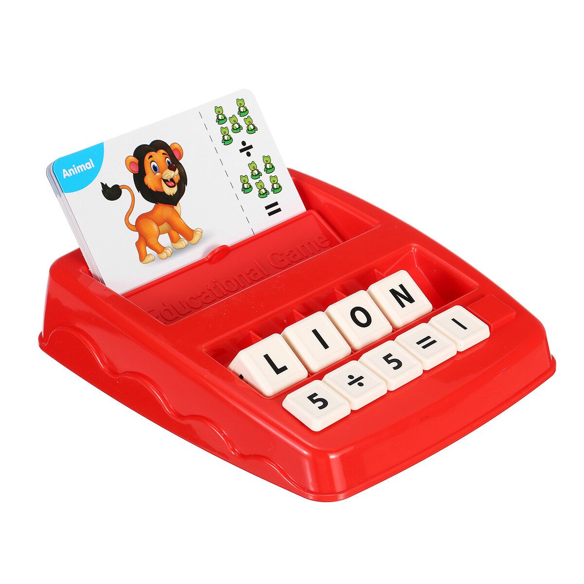 2 IN 1 Kids Alphabet Word Literacy Fun Spelling Matching Math Number Vocabulary Game English ABC Children Learning Educational Gift Toy Children Home Learning