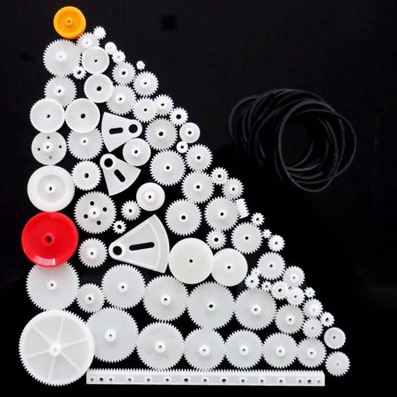 81 pcs Plastic Gear Bag DIY Craft Model Making Gear Rack