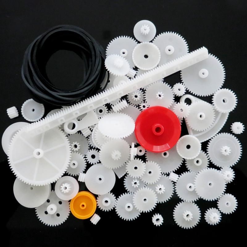 81 pcs Plastic Gear Bag DIY Craft Model Making Gear Rack