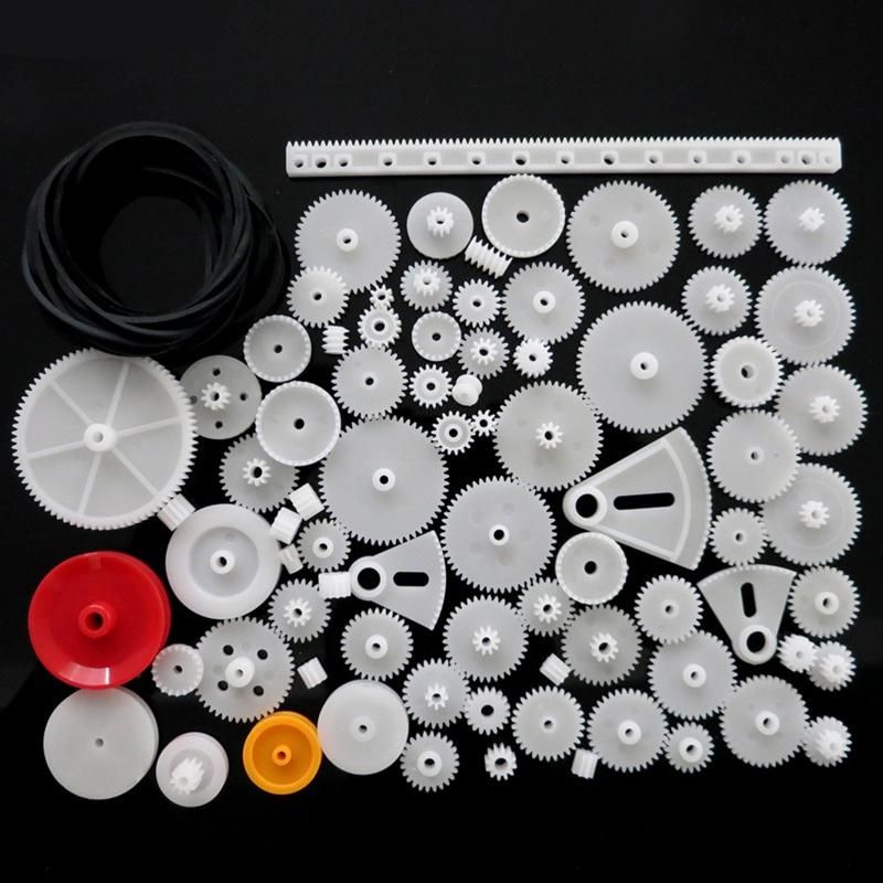 81 pcs Plastic Gear Bag DIY Craft Model Making Gear Rack