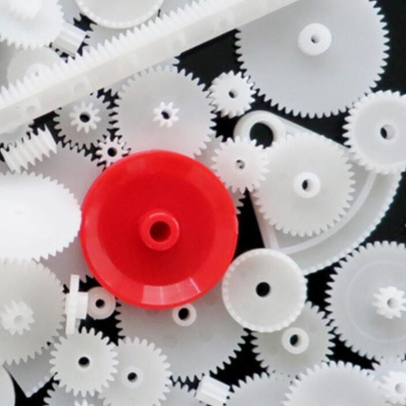 81 pcs Plastic Gear Bag DIY Craft Model Making Gear Rack