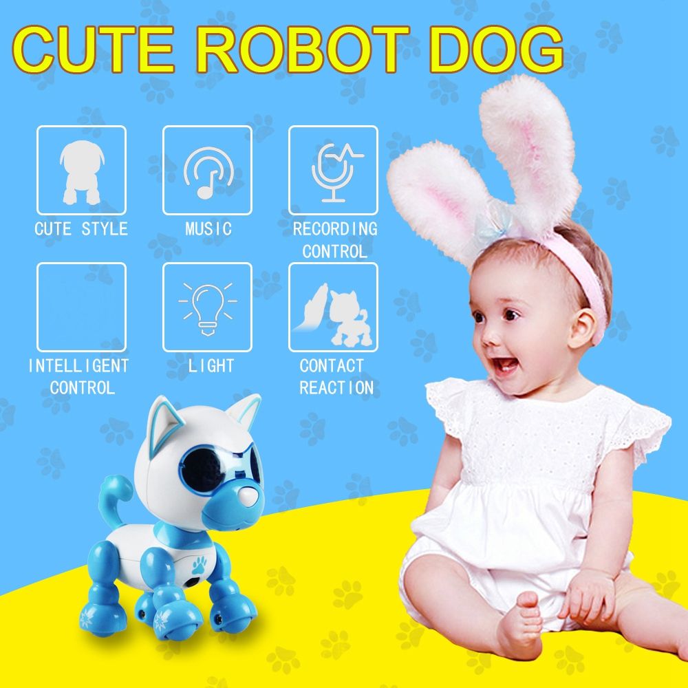 Robot Dog Electronic Puppy Pets Toys Children Nductive
