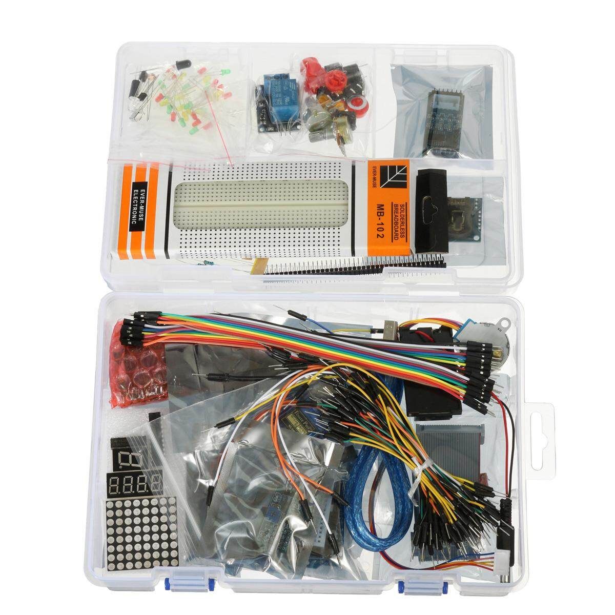 Ultimate Starter Learning Kit For Arduino UNO R3 1602 LCD Servo Motor Relay RTC