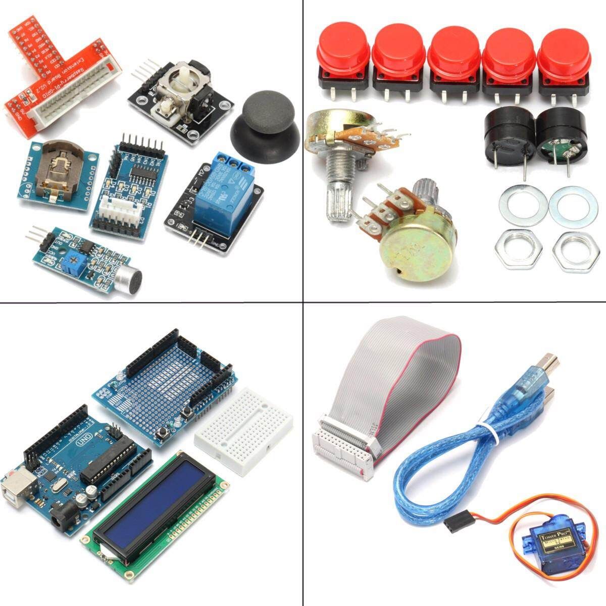 Ultimate Starter Learning Kit For Arduino UNO R3 1602 LCD Servo Motor Relay RTC