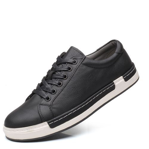 Men Skate Shoes Male Breathable Casual Big Size Shoes Black