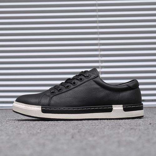 Men Skate Shoes Male Breathable Casual Big Size Shoes Black