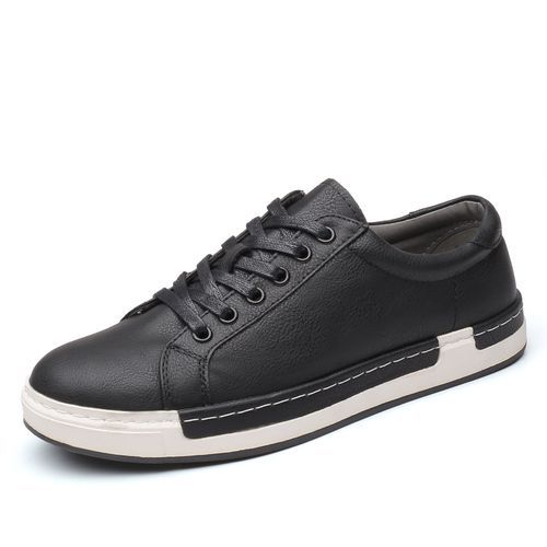 Men Skate Shoes Male Breathable Casual Big Size Shoes Black