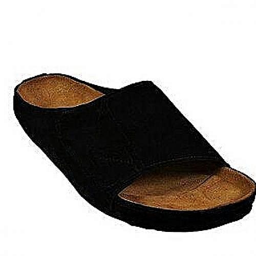 Suede Half Covered Slippers