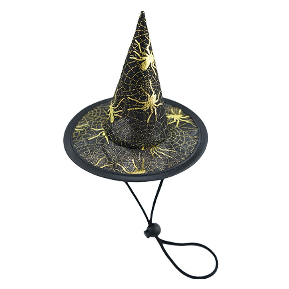 Pet Headgear Pumpkin Spider Print Halloween Party Pet Cap 1