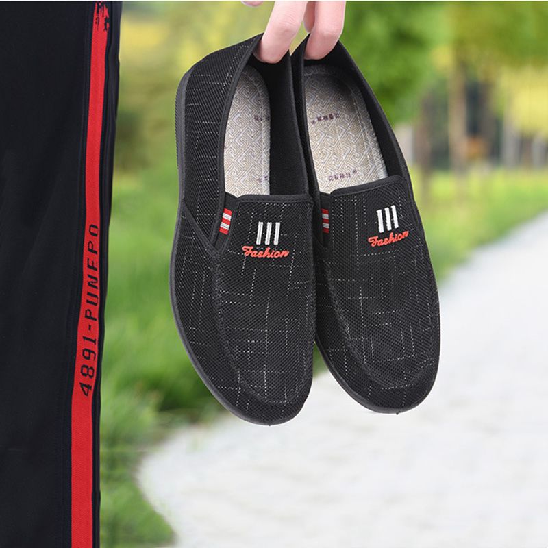 Men's Shoes Canvas Loafers Classic Loafers Slip-On Shoes  Men's Casual Shoes