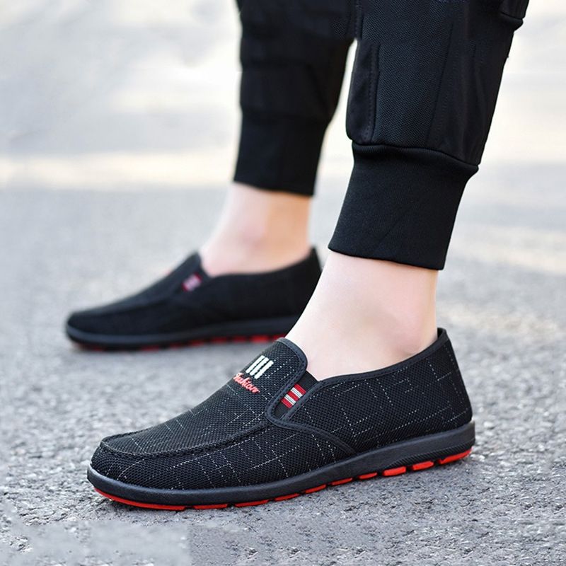 Men's Shoes Canvas Loafers Classic Loafers Slip-On Shoes  Men's Casual Shoes