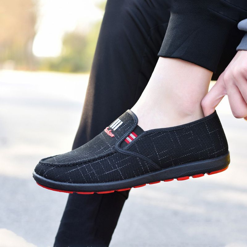Men's Shoes Canvas Loafers Classic Loafers Slip-On Shoes  Men's Casual Shoes