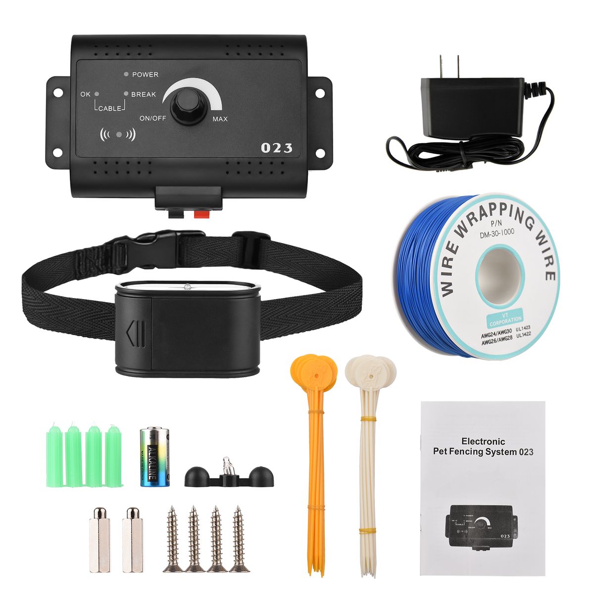 Electronic Pet Fencing System Wireless Electric Dog Fence