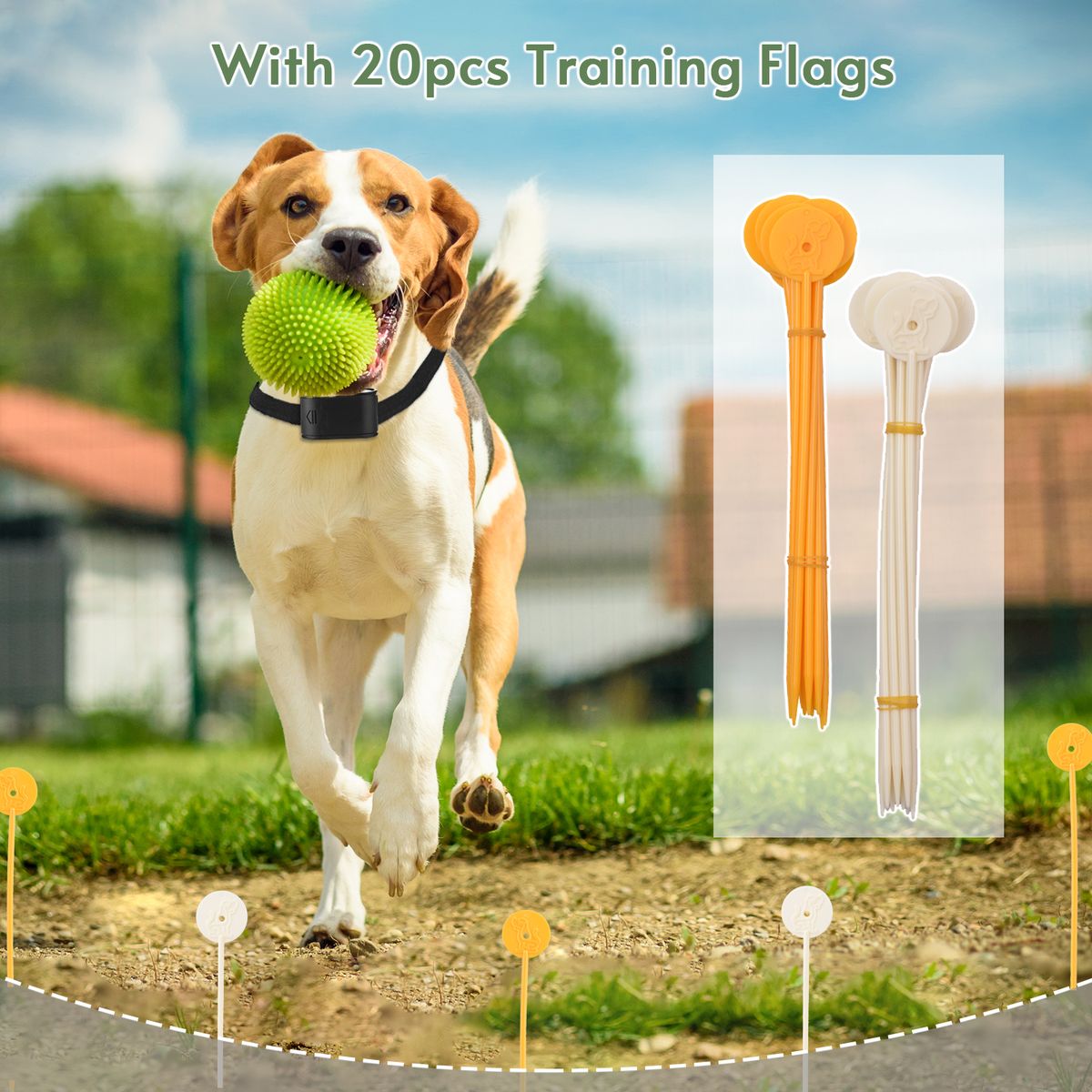Electronic Pet Fencing System Wireless Electric Dog Fence