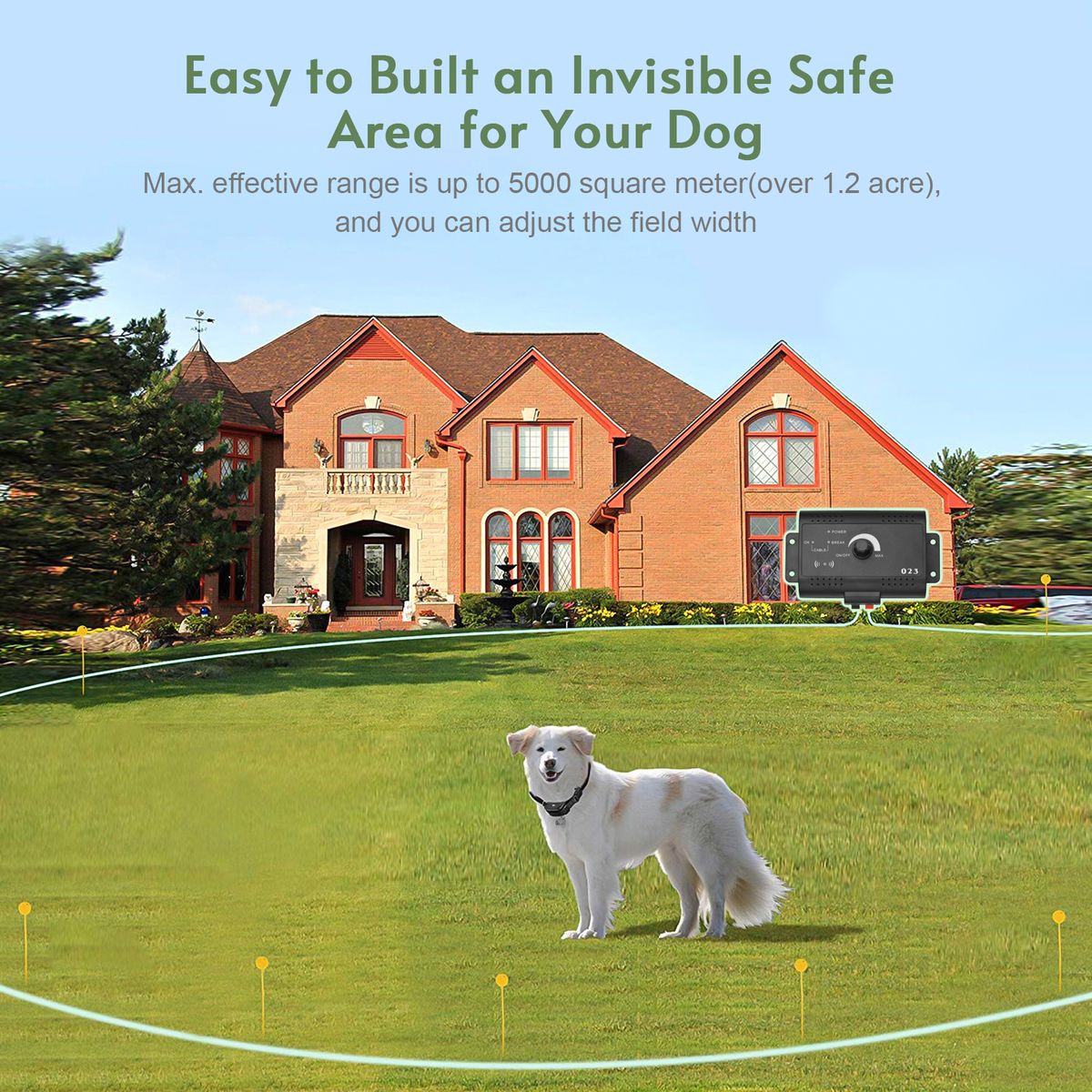 Electronic Pet Fencing System Wireless Electric Dog Fence