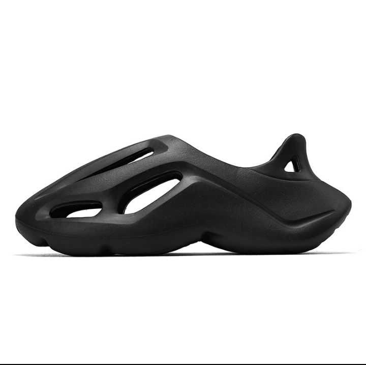 MENS Clog Shoes Beach Wear THICK Rubber Clog Shoes- BLK