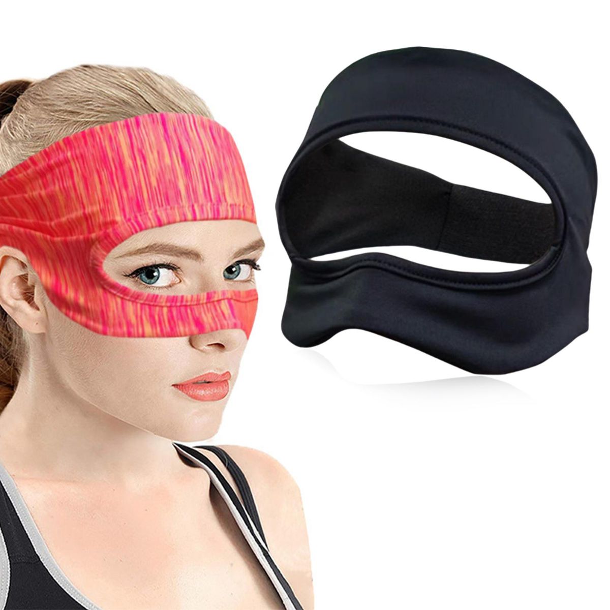 VR Face Cover Mask For Quest 2 Elastic Material Sweat Protection Black