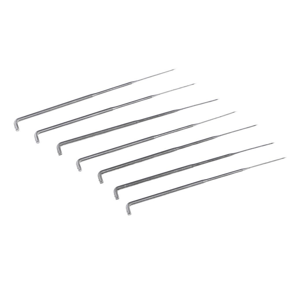 7pcs Star Point Felting Needles Handle Holder Wool Pins Wool Felting