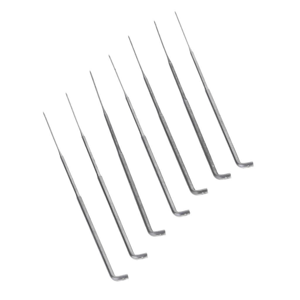7pcs Star Point Felting Needles Handle Holder Wool Pins Wool Felting