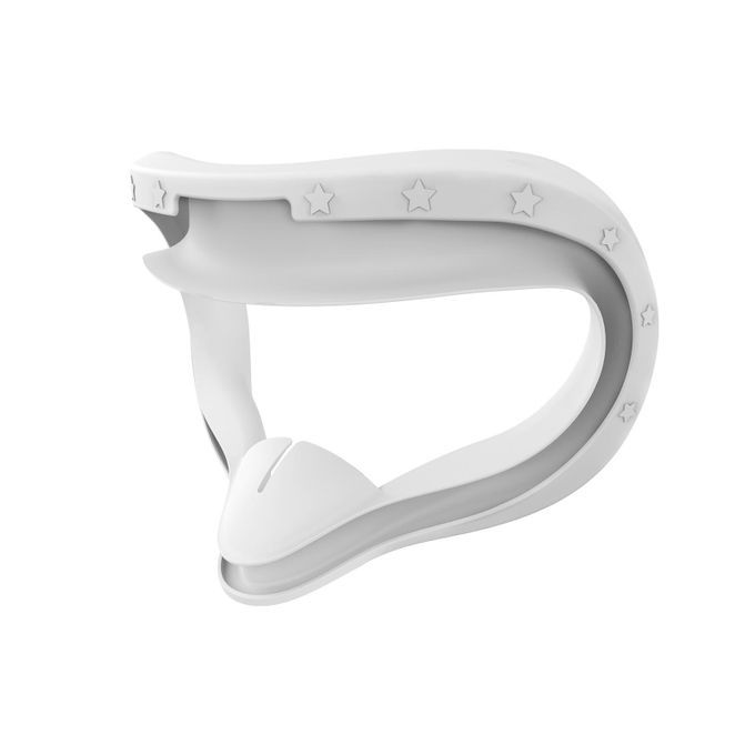 VR Silicone Mask Face Cover Face Pad For Quest 2 Comfortable White