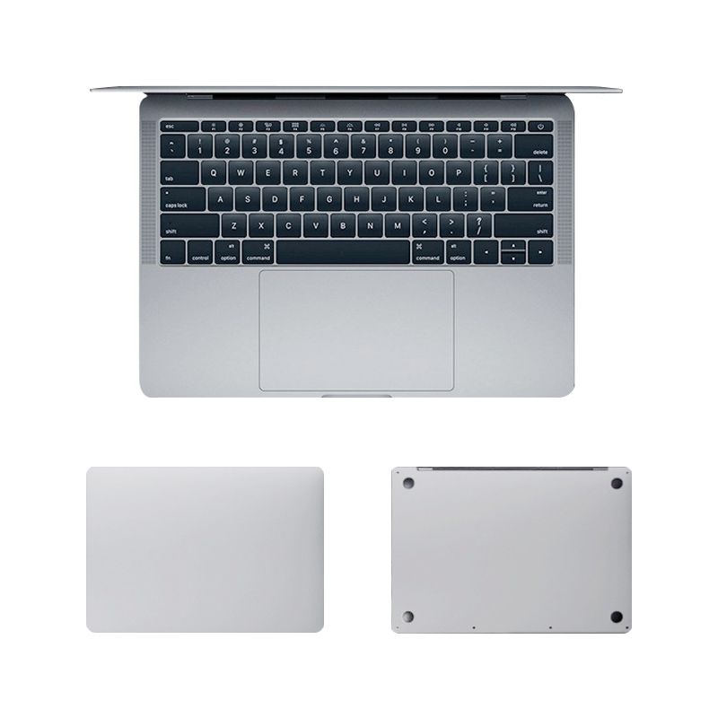 For Book Air 13.3 Inch A2179 (2020) 4 In 1 Laptop Body Protective Film Sticker(Apple Silver)