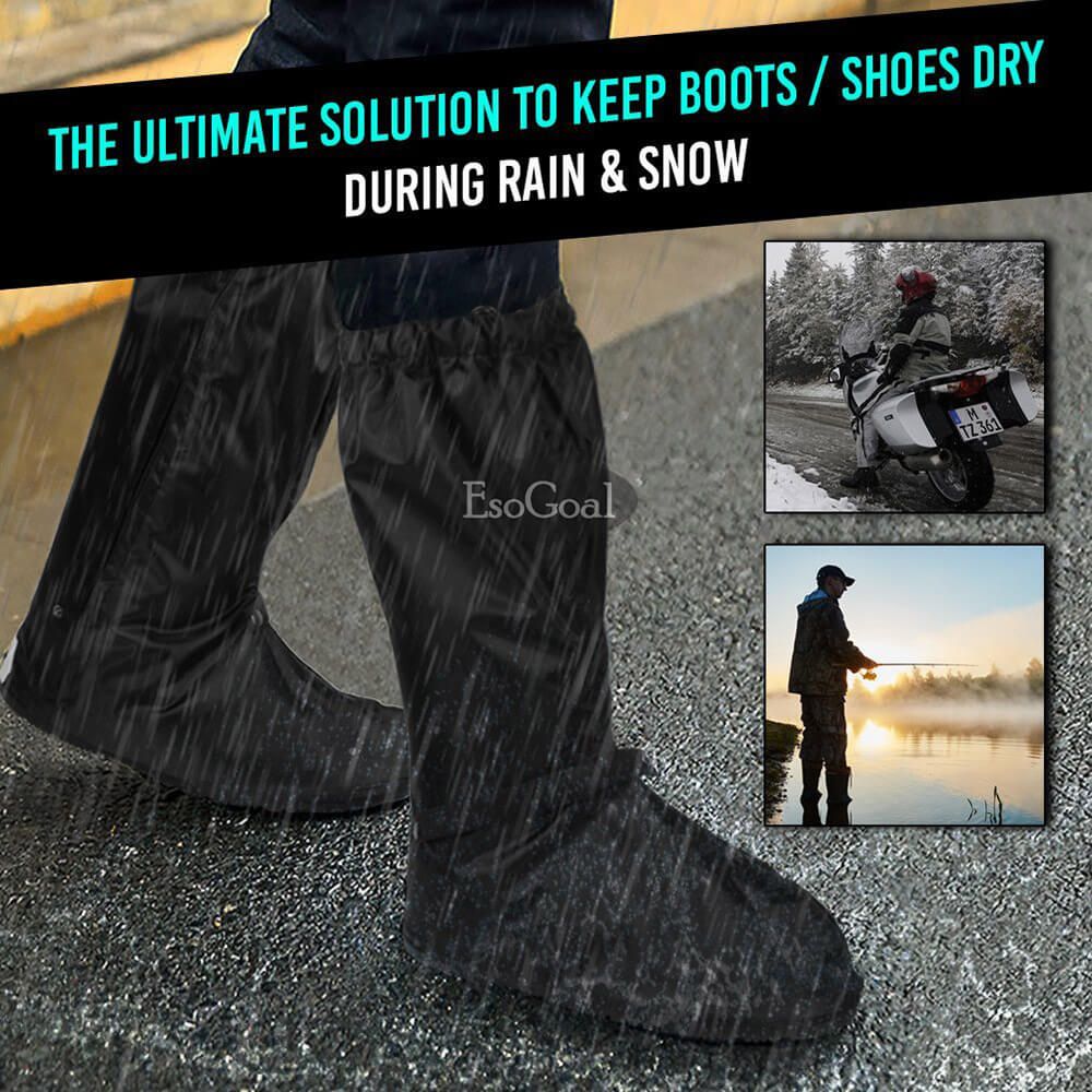 EsoGoal Long Anti-slip Waterproof Rain Boot ShoeS Cover