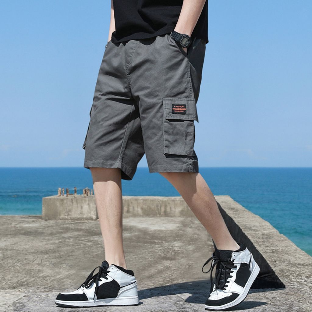 Men's Fashion Casual Shorts-gray