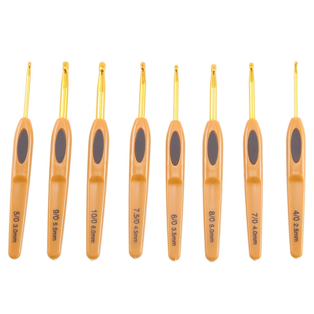 8Pcs Handmade Crochet Hook Set Stitches Sewing Tool Home Knitting s Aluminum Alloy DIY Portable