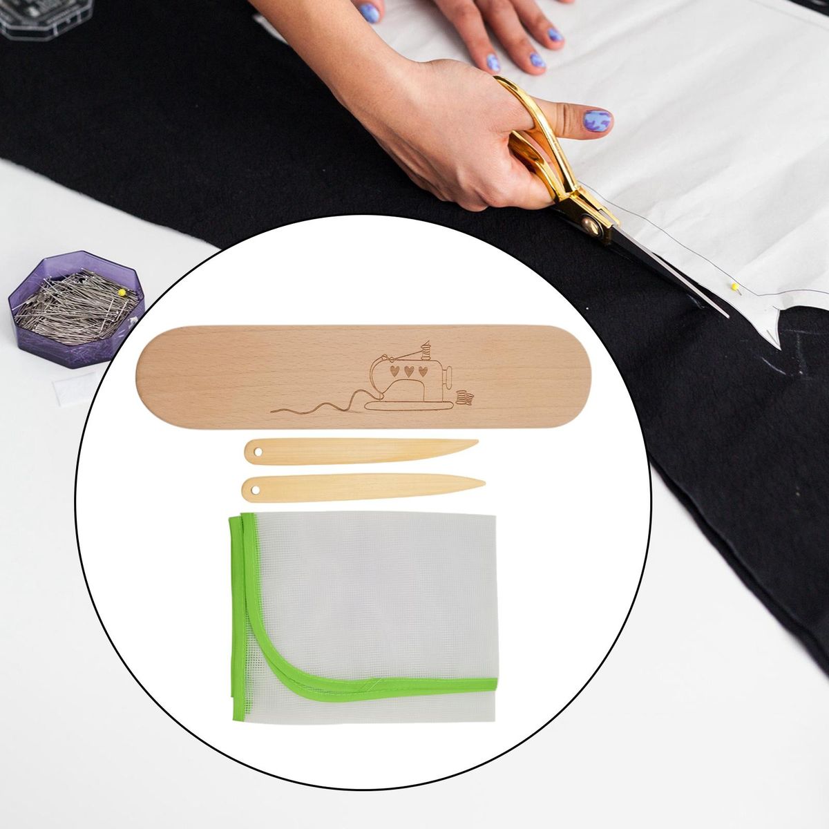 Hardwood Tailors Clapper Accs Pressing Clapper Board Seam Flattening