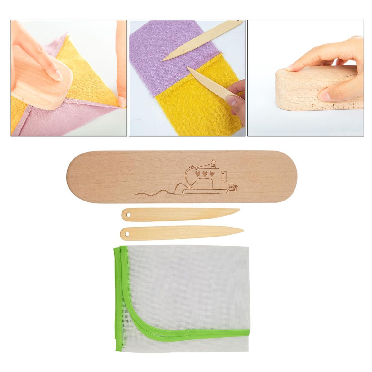 Hardwood Tailors Clapper Accs Pressing Clapper Board Seam Flattening