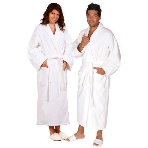 2 In 1 Fashion Men Women Loose Long Sleepwear Bathrobe