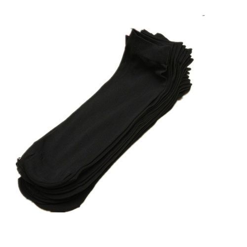 12 Pairs Men's ANCHORSocks- Black