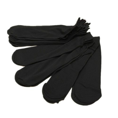 12 Pairs Men's ANCHORSocks- Black