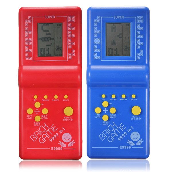 3PCS Childhood Classic Fun Tetris Hand Held LCD Electronic Game Toys Brick Game NEW