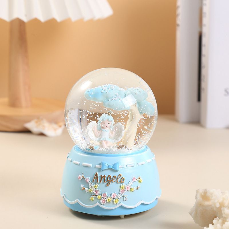 Crystal Snow Globes BallCrafts Home Office-Purple
