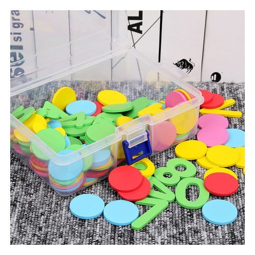 MONTESORI DIGITAL CALCULATION COUNTING COLOUR DISCS & ARITHMETIC SYMBOLS