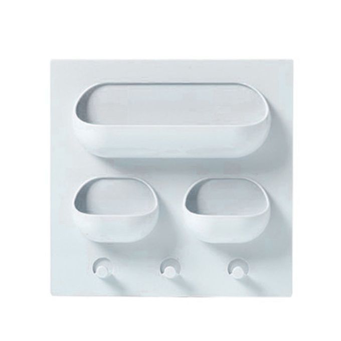 Strong Adhesive Storage Shelf Kit Hen Bathroom Hanging Storage Ra K-Blue