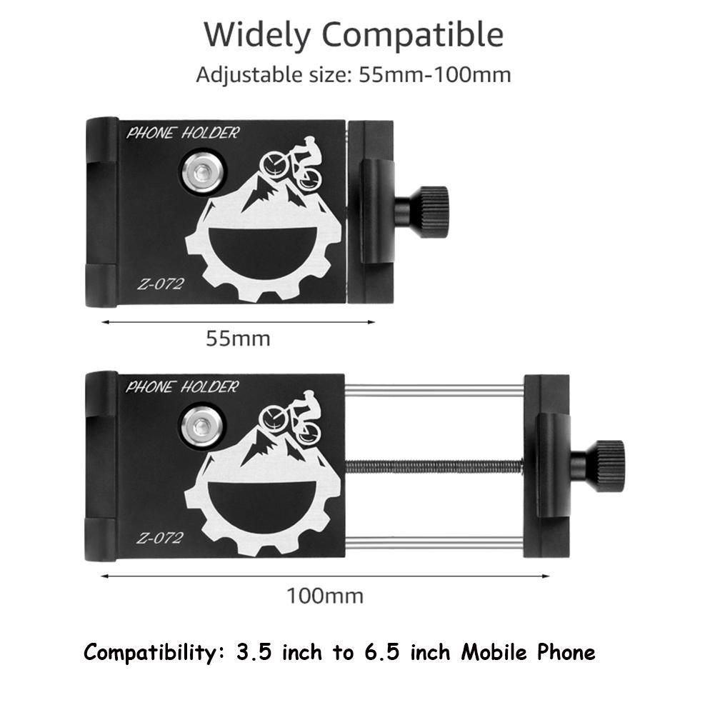 Universal Aluminum Alloy Bike Bicycle Phone Holder Racks