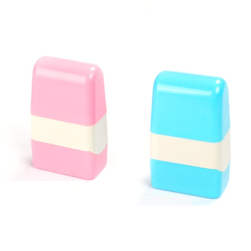2 Pcs Manual Roller Stamp ID Protection Confidential Guard