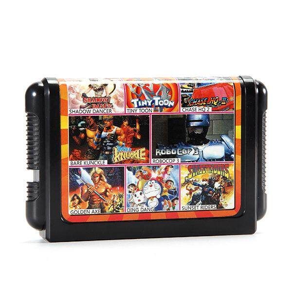 8 In 1 16 Bit Game Classic TV Game For SEGA MD2 Game Console KE811 Combination Black Card