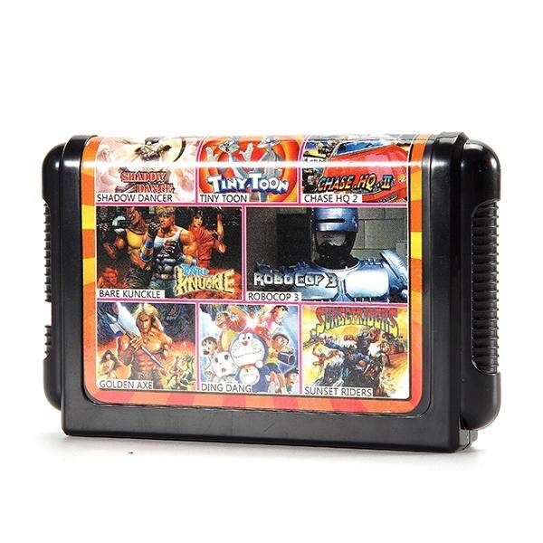 8 In 1 16 Bit Game Classic TV Game For SEGA MD2 Game Console KE811 Combination Black Card