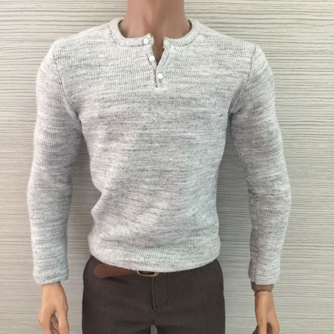 16 Khaki Trousers Sweatshirt For JO TC Dragon 12inch Action Figures