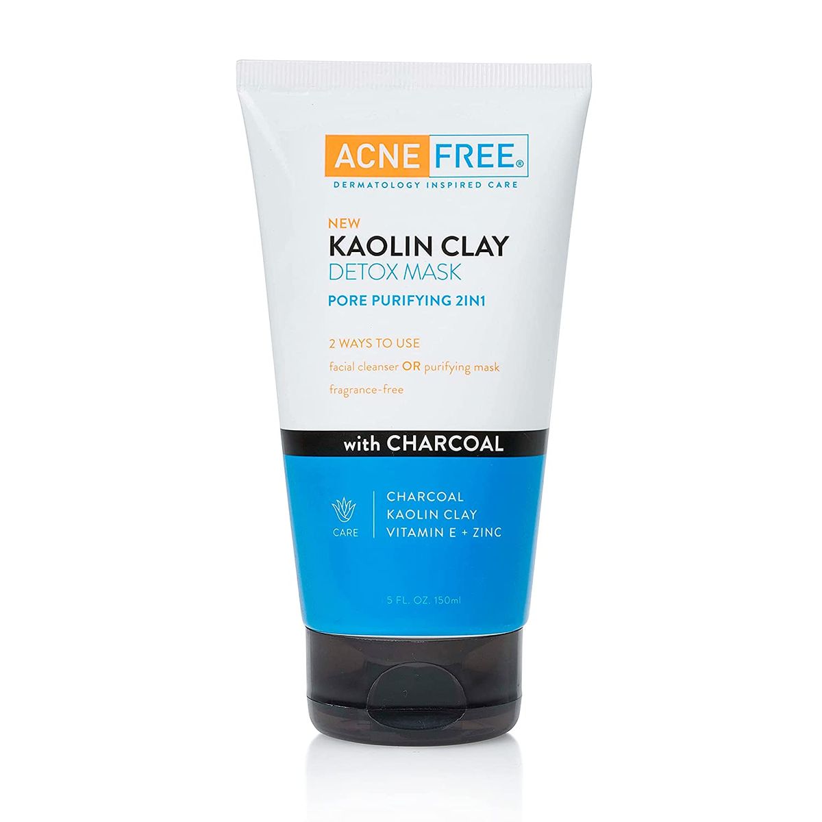 Kaolin Clay Detox Mask 5oz With Charcoal,To Deeply Clean Pores And Refine Skin