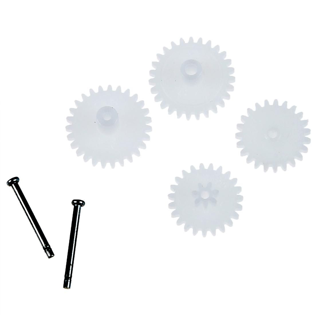 Syma Full Set Replacement Parts for Syma S107 RC Helicopter, Main s, Main Shaft,Tail Decorations, Tail Props, Balance Bar, Gear Set,Connect Buckle-Yellow Set-