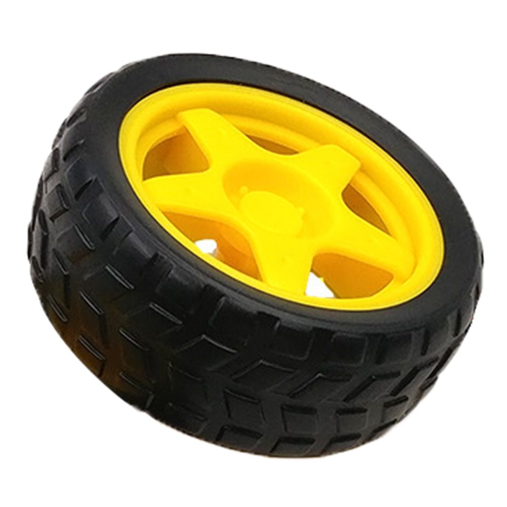 Smart Robot Tracker Car Rubber Chassis Wheel For Arduino-
