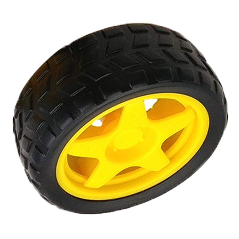 Smart Robot Tracker Car Rubber Chassis Wheel For Arduino-