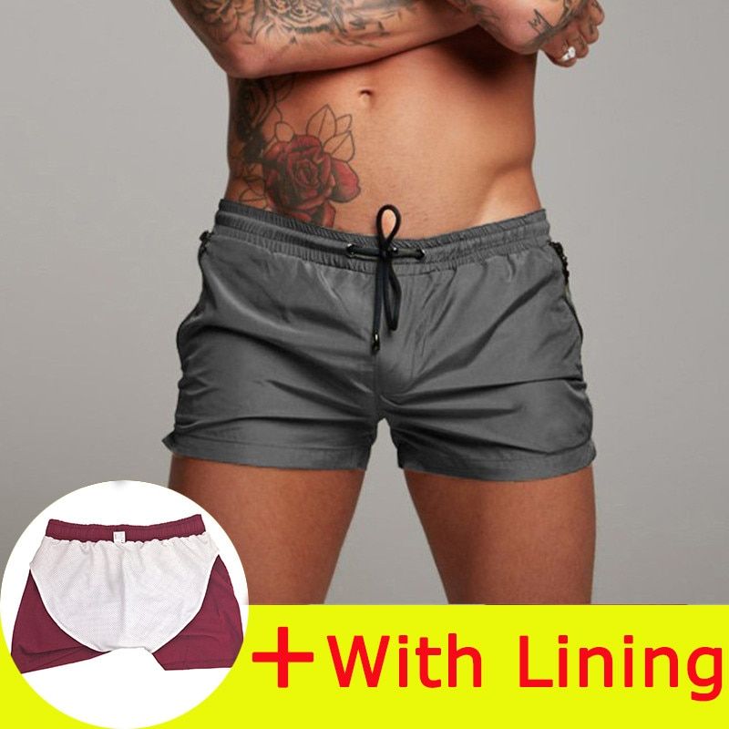 Men Swimsuit Swimming Trunks Short Sexy Mens Swim