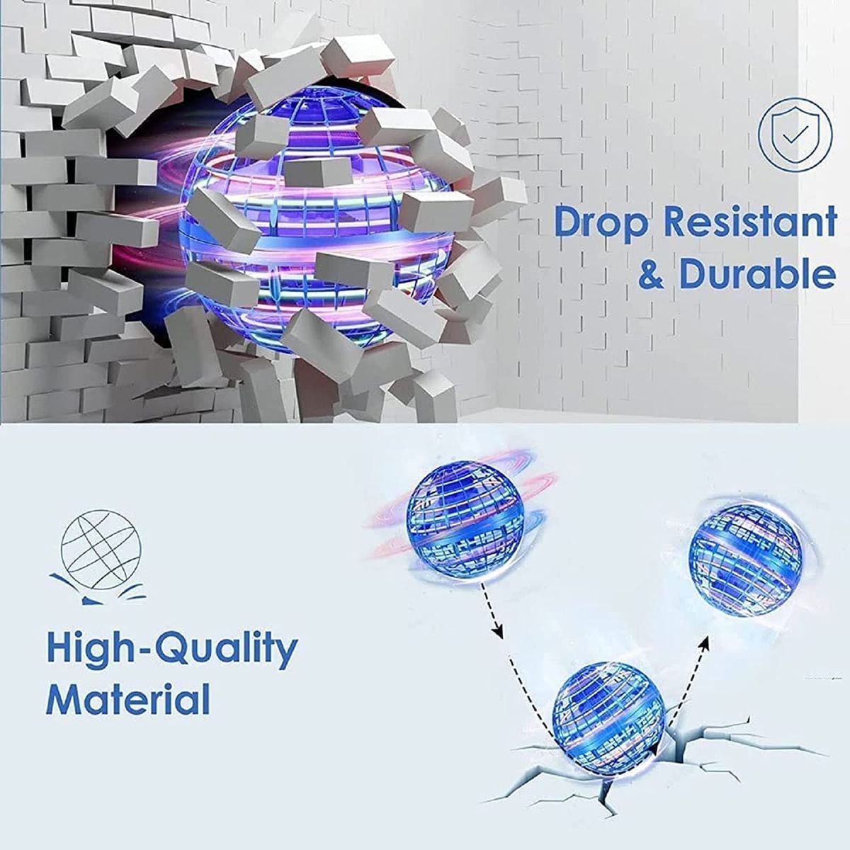 Flying Orb Ball Spinner Toys Hover UFO Mini Drone