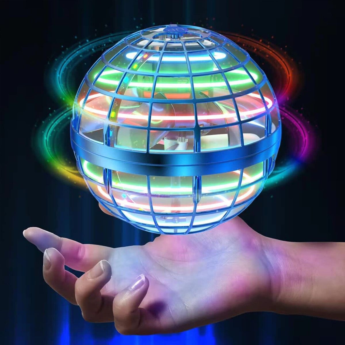 Flying Orb Ball Spinner Toys Hover UFO Mini Drone