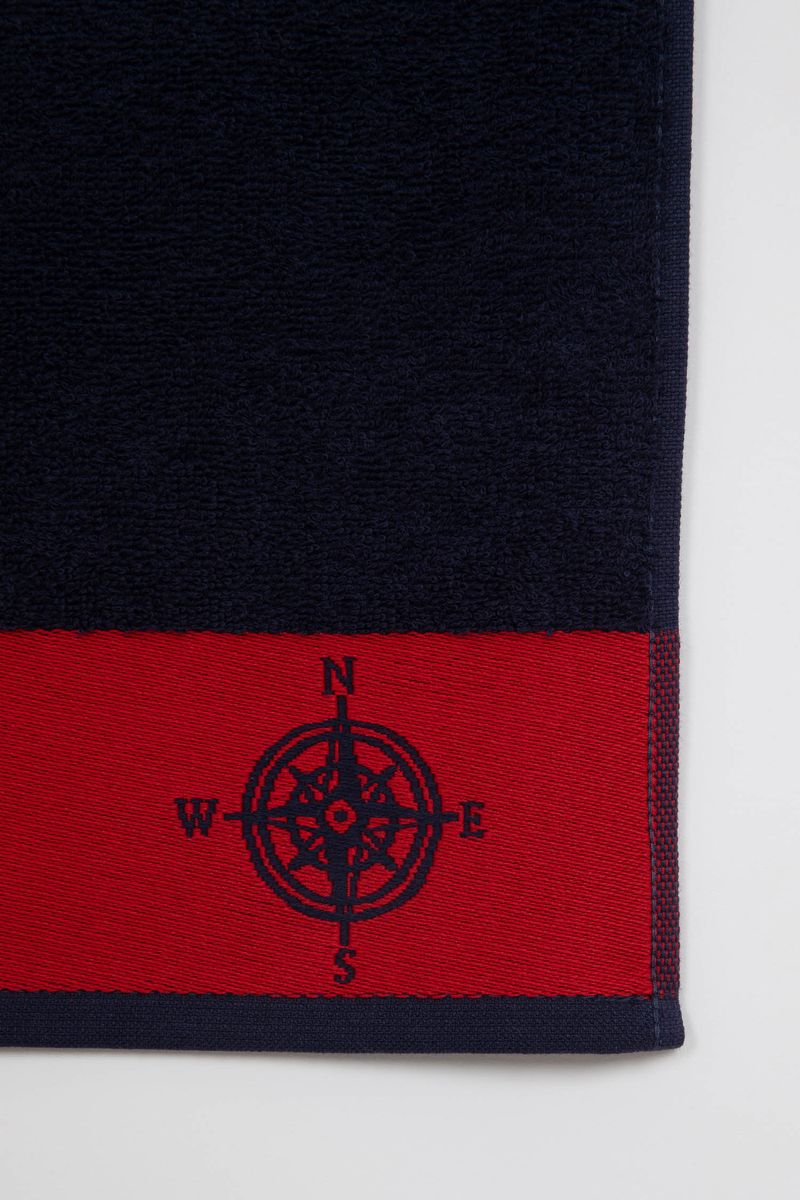 Man Casual Towel - Navy